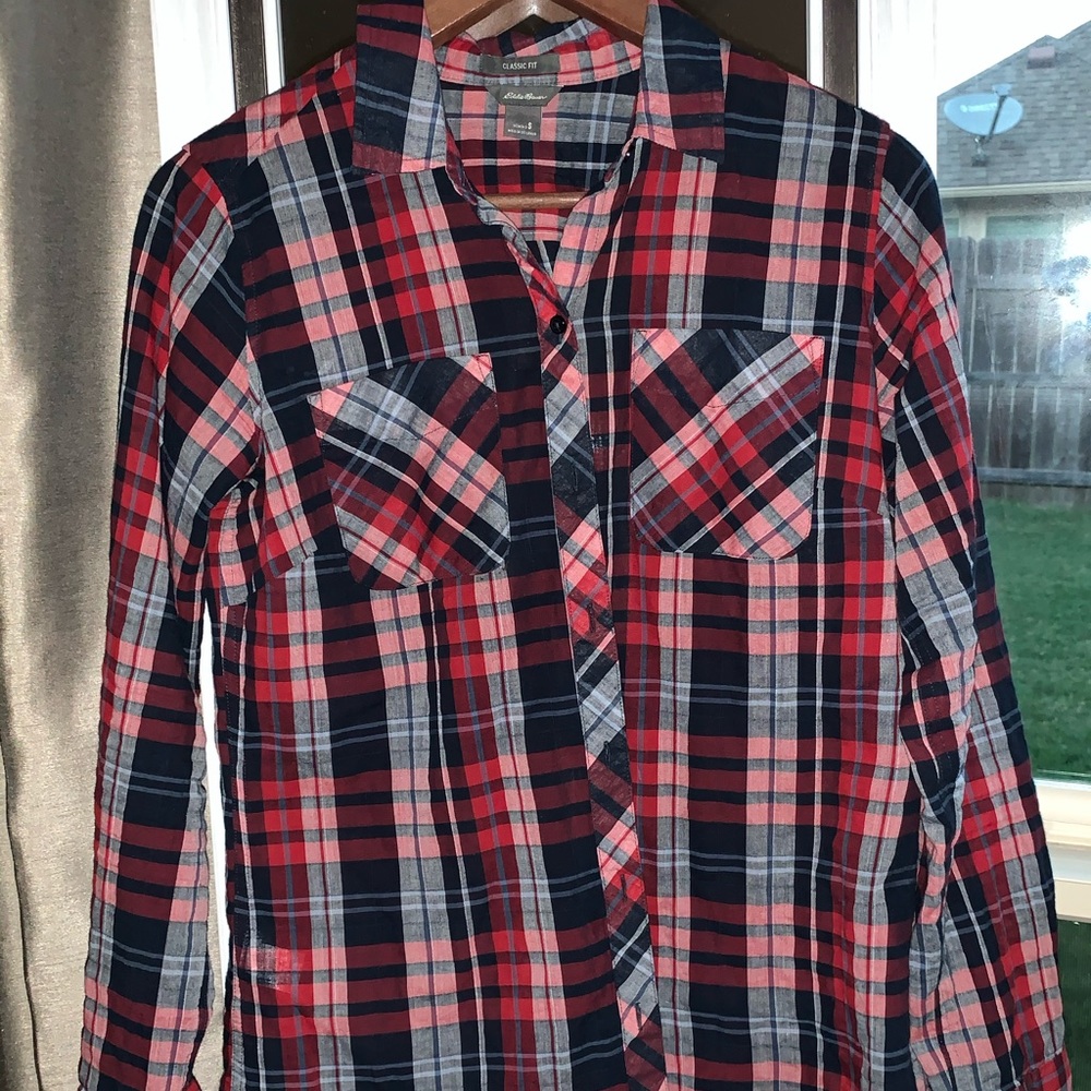 Plaid shirt/top